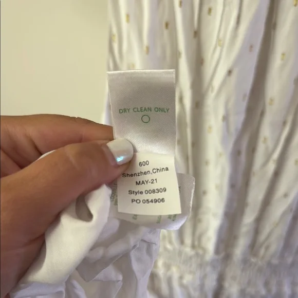 Lilly Pulitzer Chaya White Sleeveless Kids Dress - Picture 7 of 8